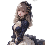 【9月新作】07-091-0167★コラージュステッカー