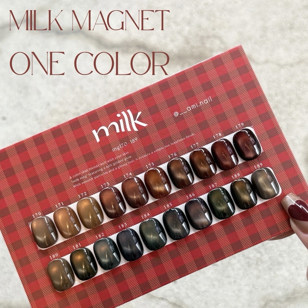 ネイルチップ＊enoiミルクマグネット ミルマグ milk magnet 淡色