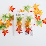移ろう紅葉のピアス/イヤリング