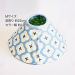  【Ｍサイズ】軽量☆肌に優しいエリザベスカラー《ライトブルー北欧花柄》