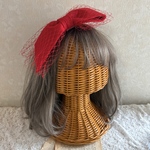 【3color 和装リボンカチューシャ(クリップ)】バレッタ　着物用 リボンバレッタ キッズ 七五三 お正月 和装 ひな祭り ヘアアクセサリー