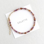 -Gerbera-いろいろな天然石のブレスレット