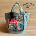 tuttifun＊apron pocket bag - brown P     A119