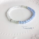 キャッツアイとアベンチュリンのブレスレット