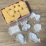 kawaiiシリーズ　クッキー型　アイスクリーム　リボン　いちご　ラブレター　さくらんぼ