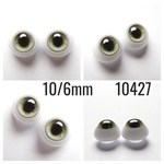 10427 ✤ 10/6mm ドール用アイチップ 彫刻TYPE