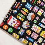 【スケアー55×50】駄菓子屋さん・ブラック