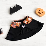 犬服　完成品　可愛い☆ハロウィンマント　小型犬Mサイズ　かぼちゃ　オバケ　ケープ