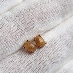 プライスダウン！アイオライト　６/7x5㎜　K14GF&S925cz ピアス❀