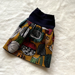 犬服　S　ワンピ　お野菜　マスタード