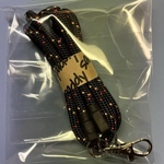 【サイズ135cm】スマホストラップ黒×黒　スマホホルダー付き