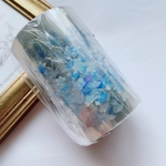 "A542B"花　青い花　マステ　マスキングテープ　装飾　コラージュ　海外マステ