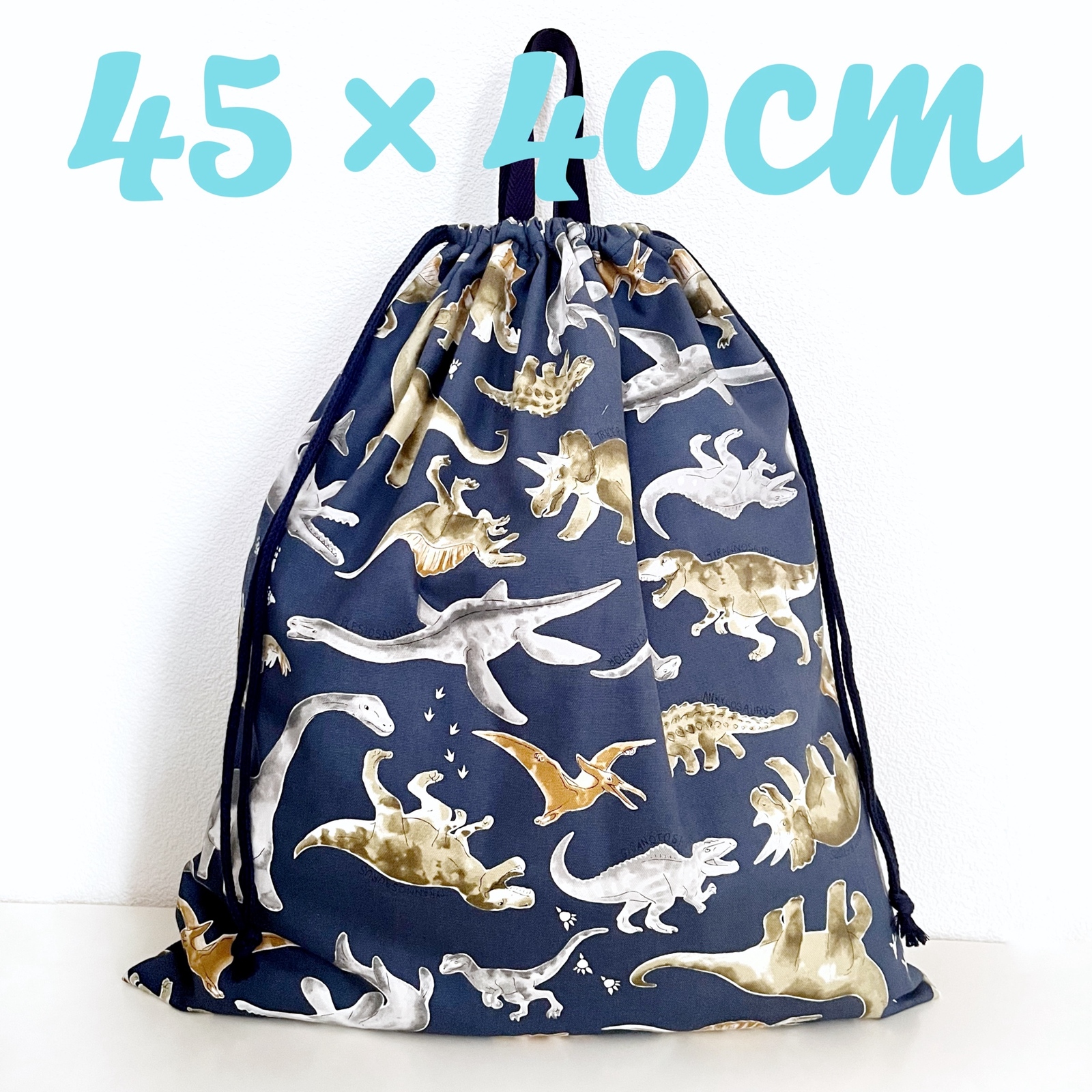 お受験 通塾・通学・通園に！紺リボンの フリースマフラー - FONDUE