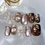 pearl brown flower