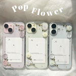 《色が選べる》PopFlowerのiPhoneケース