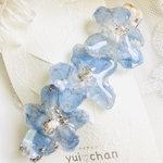 #161-Ｂデルフィニウムのバレッタ