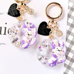 ハロウィン キーホルダー　【ホイップ&ゼリーのレジンキーホルダー　ハロウィン Magic Night おばけちゃん👻 】　バッグチャーム　フェイクスイーツ