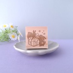 たれ耳＆立ち耳うさぎとプレゼントのスタンプ