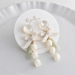 New!〖 耳飾り〗すずらん⌇﻿ﾍﾞｰｼﾞｭ　　　　　　　　　　　ﾚｼﾞﾝﾋﾟｱｽ　ﾚｼﾞﾝｲﾔﾘﾝｸﾞお花ﾋﾟｱｽ　お花ｲﾔﾘﾝｸﾞ ﾚｼﾞﾝｱｸｾｻﾘｰ　　　　　　　　　　　　　　　　