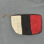 ✙リネンパッチのデカポーチ✙【C】