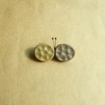 ちょうちょ*　蝶のブローチ　アースカラー