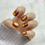 【オープンセール】ネイルチップ マグネットネイル ベリーショートラウンド ワンカラー 男女兼用 NTVRMSC リスの備蓄
