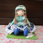 28cmドール（navy & green)