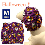 ハロウィン🎃犬スヌード／トップギャザー型／パープル