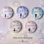 N2111 バレエ くるみ割り人形 缶バッジ、ミラー、ステッカー　文字入れオーダー
