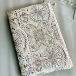 【mino341ne様オーダー品】20㎝ファスナーポーチ　2点　通帳入れ　お薬手帳入れ　母子手帳入れ