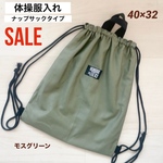 レッスンバッグ ミントグリーンリボン