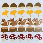 アルバムクラフト♡【秋①】合計25枚/クラフトパンチ/ペーパークラフト