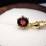 ♥SALE♥*N06*宝石質ガーネットAAAブリリアントカット☆ネックレス