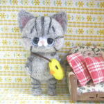 N様ご依頼品／にゃんこストラップ＊アメショ他