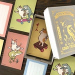 箔押しBOX　メッセージカード60枚セット