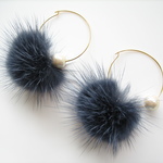 [andy]再販新作mink ballピアス