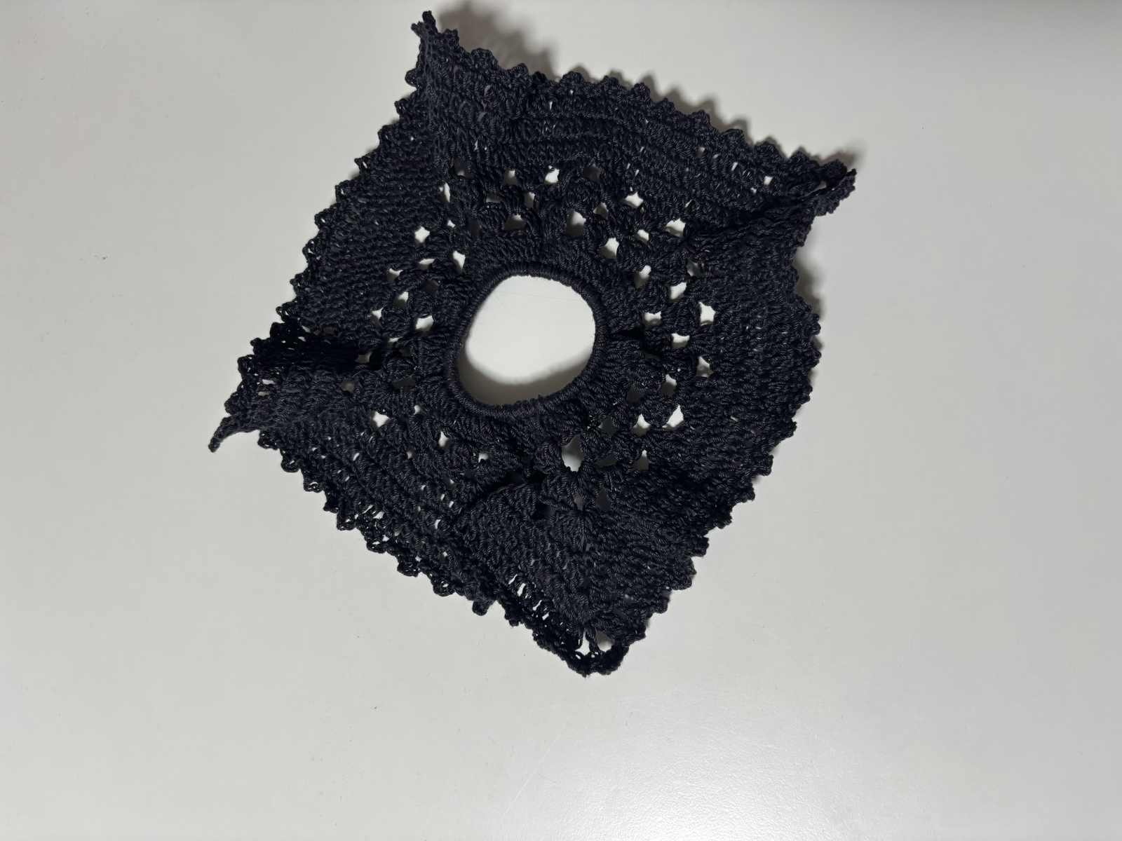 ブロックチェック チェッカー柄 の ハンドメイド スクエア ニット