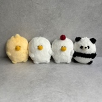 ぽてふわアニマルズ。キーホルダー