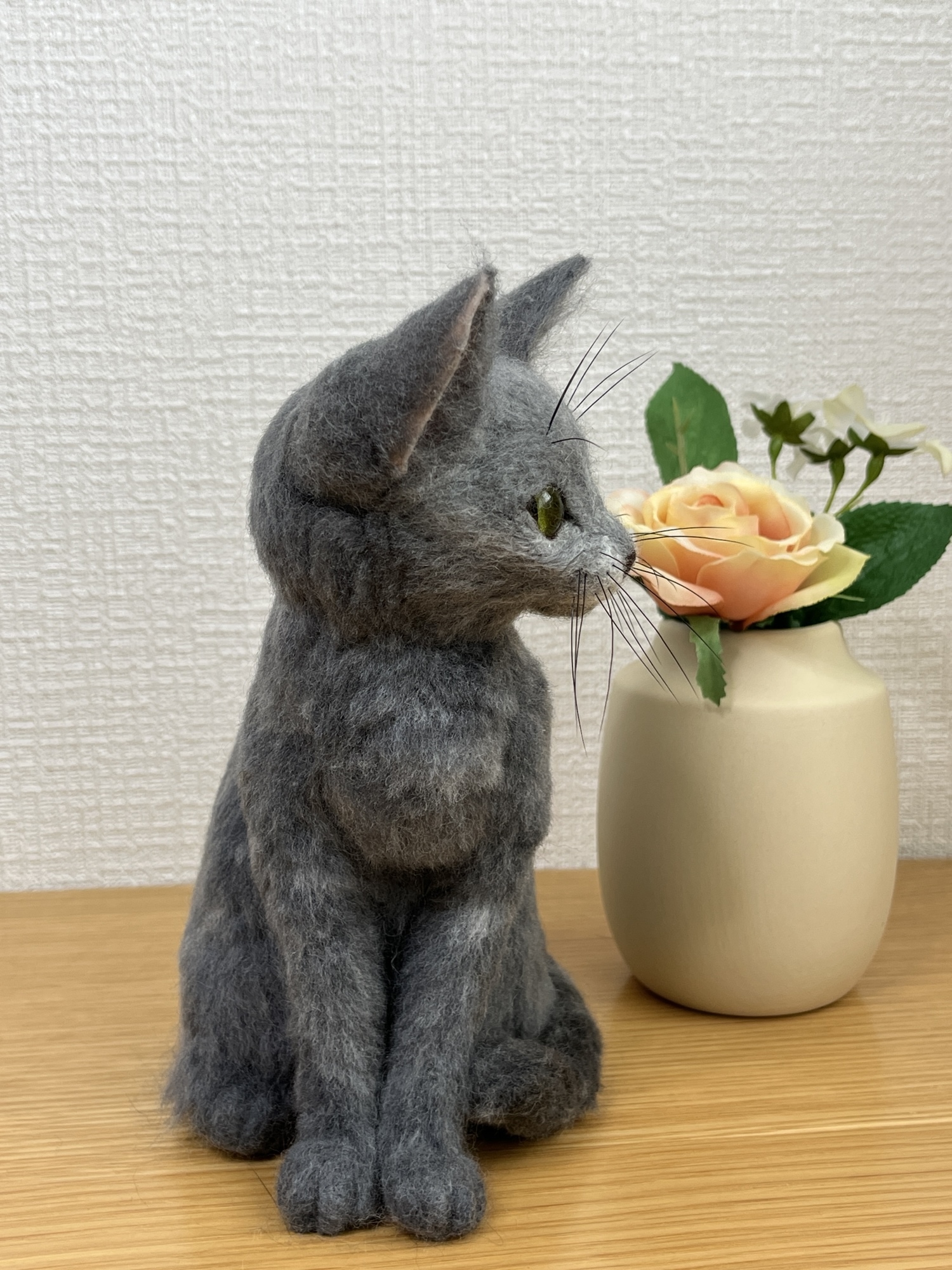 世界に一匹だけのうちの子 オーダーメイドうちの子羊毛フェルト人形 猫