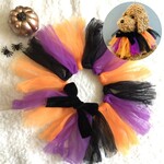 🎃2way ハロウィン アクセサリー 🎃 ケープ スカート アクセサリー チュール リボン イベント 写真撮影 犬 猫 