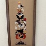 Halloween🎃クロスステッチ刺繍額