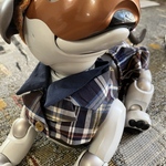 チェック柄テーラージャケット風スタイとパンツセット（男の子用）