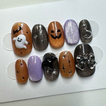 No.10 ネイルチップ　ハロウィン　マグネット