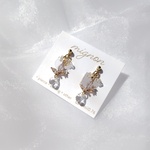 優美な蝶々のイヤーアクセサリー / gold