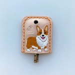 ウェルシュ・コーギー Welsh Corgi キーカバー キーケース レザークラフト 本革 グッズ 犬種別