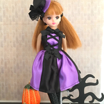Halloweenワンピ  ＊リカちゃん