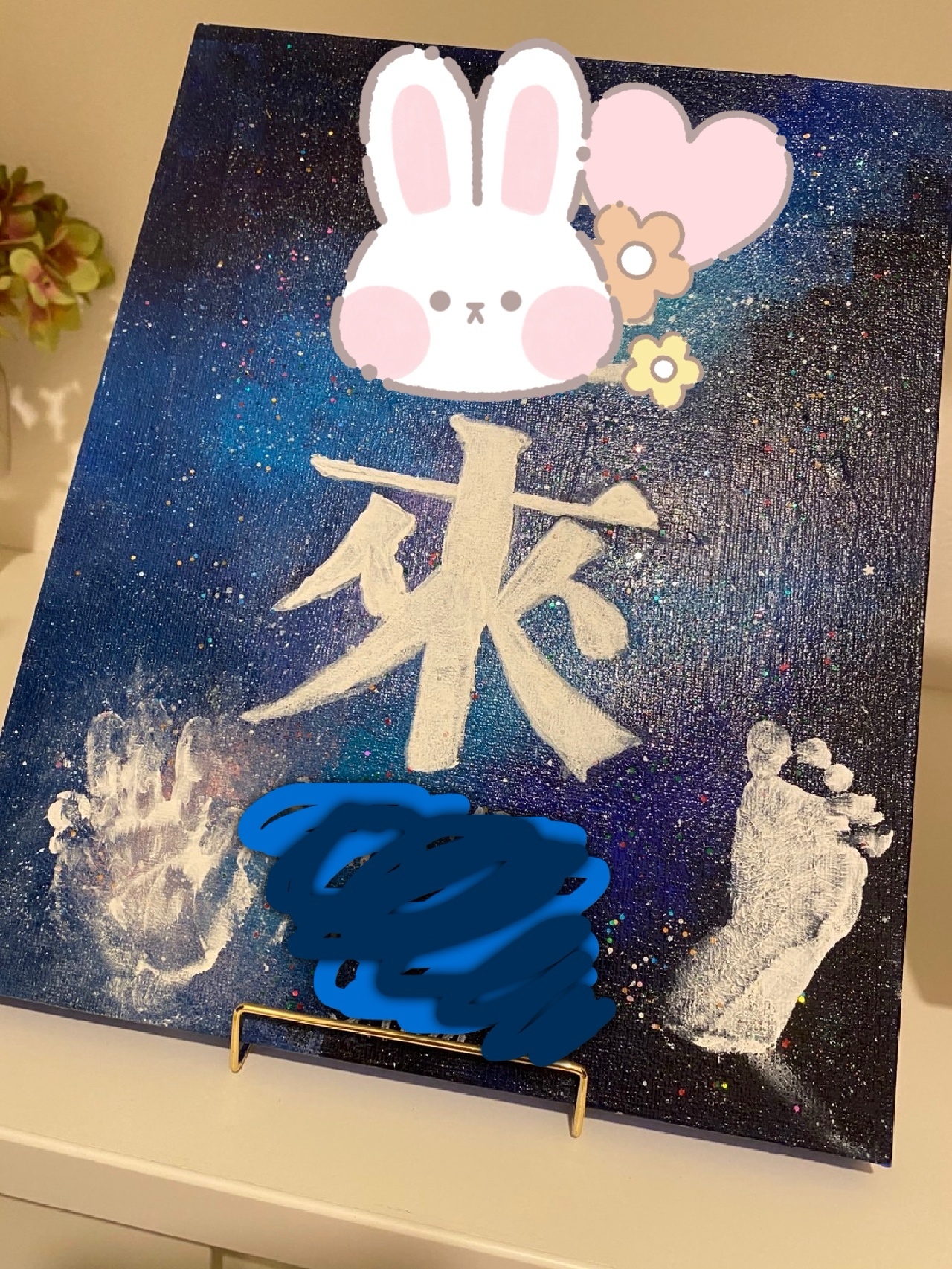 ぼ*ろ様 【原画】手描き/現代アート/キャンバス/絵画/アート/モダン 原画LL・modern・スタイリッシュグレー /モダンアート