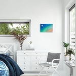 アートパネル  エメラルドグリーンの海　スターフィッシュとビーチ　タイプＤ 45cm×30cm