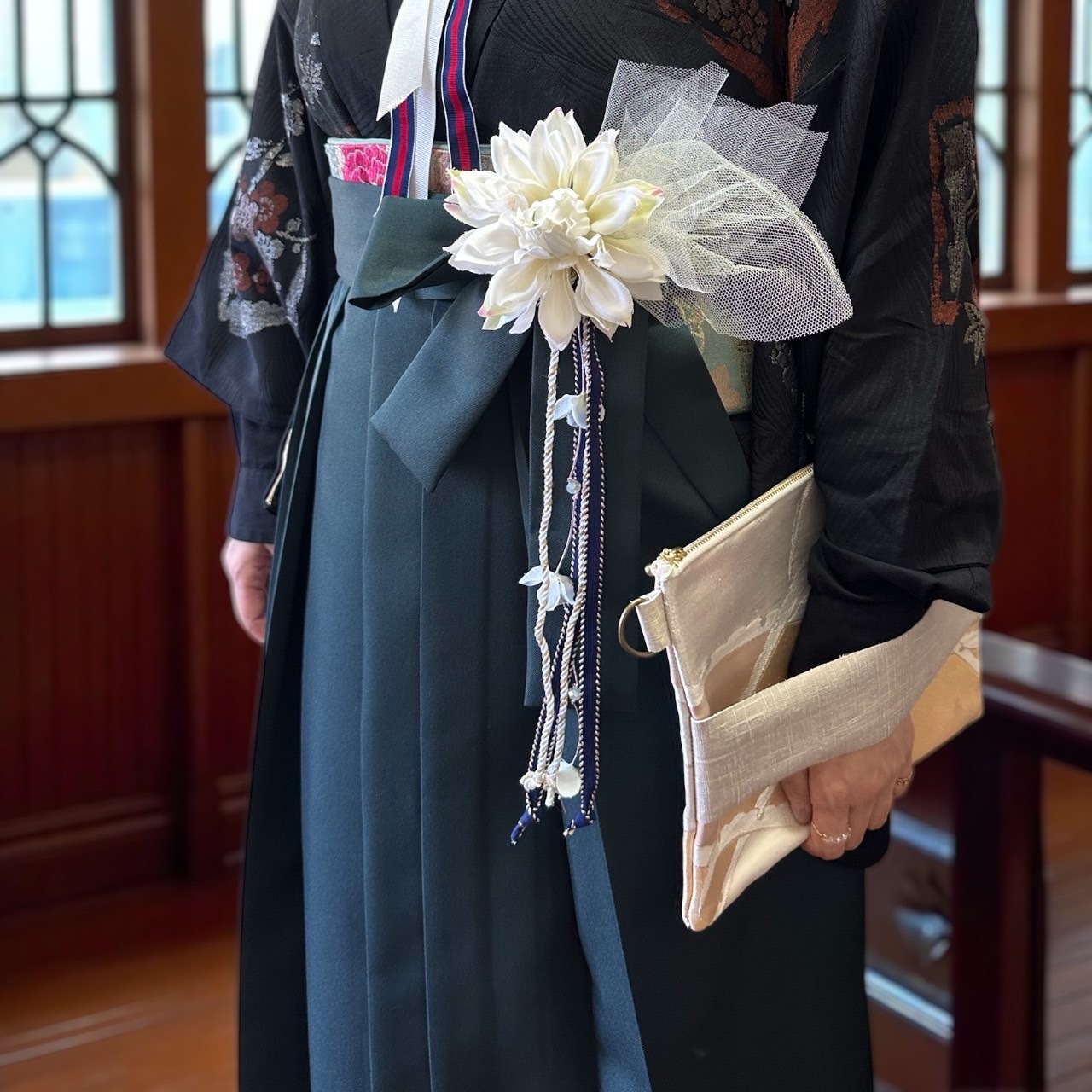 七五三 髪飾り ヘアアクセ リボン 浴衣 着物 大正ロマンリボン