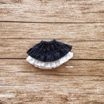 JANAYA ハンドメイド　オビツ11服　スカート　白黒　翌日発送